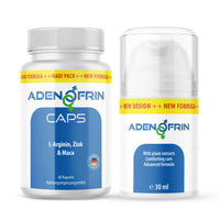 Thumbnail for Adenofrin Caps 60 Kapseln und Creme 30 ml mit Produktangaben