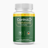Thumbnail for Grüne Dose Control Metabolic + Complex mit 90 Kapseln, als Nahrungsergänzungsmittel gekennzeichnet