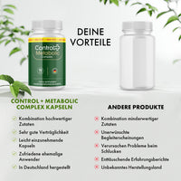 Thumbnail for Control + Metabolic Complex mit Produktvergleich und Aussagen zu Zutaten, Verträglichkeit und Herstellung
