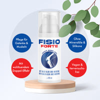 Thumbnail for Produktabbildung Fisio Forte Joint Care Gel mit Hinweisen zu Gelenkpflege, vegan und ohne Silikone