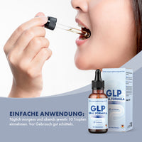 Thumbnail for Anwendung GLP Oral Formula Tropfen Einnahme mit Pipette morgens und abends je 10 Tropfen