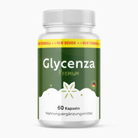 Thumbnail for Glycenza Premium Nahrungsergänzungsmittel in weißer Dose mit grünem Etikett und 60 Kapseln