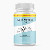 Thumbnail for Weiße Dose Hydro-Komplex Pro mit 90 Kapseln, hellblauem Etikett und Fruchtzeichnung vorn sichtbar