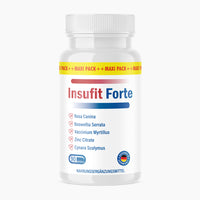 Thumbnail for Dose mit Aufdruck Insufit Forte, 90 Kapseln und sichtbaren Zutaten auf weißem Etikett