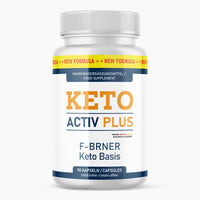 Thumbnail for Weiße Kunststoffdose mit Schrift KETO ACTIV PLUS, F-BRNER Keto Basis, 90 Kapseln