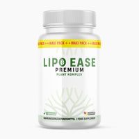 Thumbnail for Lipo Ease Premium Dose mit grünem Pflanzenmotiv und Hinweis auf 90 Kapseln