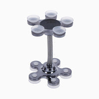 Thumbnail for  Verchromter Handyhalter mit Spiralfeder und sternförmigem Standfuß mit Saugnäpfen