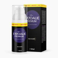 Thumbnail for Flasche mit Pumpspender und Schrift Mrs. Eudalie Premium Anti Aging Face Cream, 100 ml, vor Faltschachtel