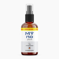 Thumbnail for My No Plus Spray in brauner Sprühflasche mit schwarzem Sprühkopf und Hinweis auf Orangengeschmack