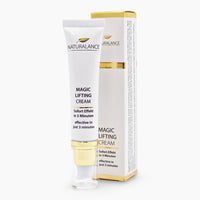 Thumbnail for Kosmetiktube Naturalance Magic Lifting Cream mit englisch-deutscher Aufschrift und Spenderfuß