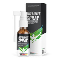 Thumbnail for Braune Sprühflasche NO LIMIT SPRAY mit weißem Sprühkopf und Umverpackung
