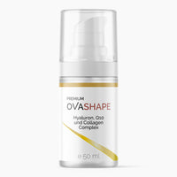 Thumbnail for Flasche mit Pumpspender und Schrift Ovashape Hyaluron Q10 und Collagen Complex 50 ml
