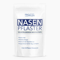 Thumbnail for PROVILEA-Nasenpflaster in weißer Packung, selbstklebende Nasenstrips, Inhalt 30 transparente Stück