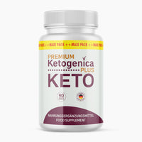 Thumbnail for Produktbild von Premium Ketogenica Plus Keto Kapseln, Nahrungsergänzungsmittel in weißer Dose