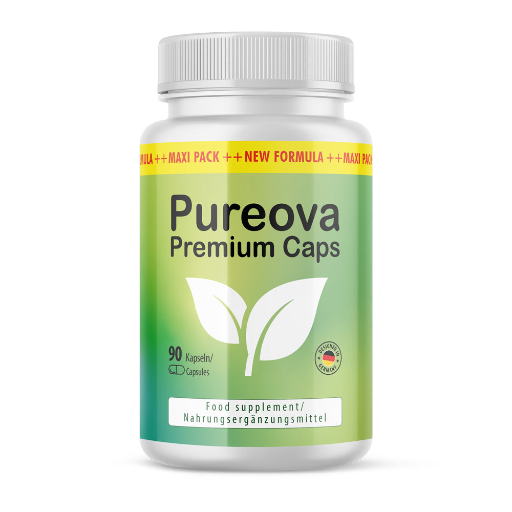 Dose Pureova Premium Caps im Maxi-Pack mit 90 Kapseln