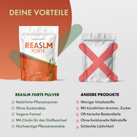 Thumbnail for Vergleich von REASLM Forte mit anderen Produkten anhand von Vorteilen, Nachteilen und Symbolen
