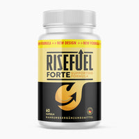 Thumbnail for Kunststoffdose mit gelbem Etikett RiseFuel Forte Supporting Formula 60 Kapseln