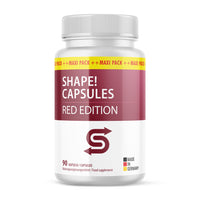 Thumbnail for Weiße Kunststoffdose mit rotem Etikett Shape Capsules Red Edition, 90 Kapseln