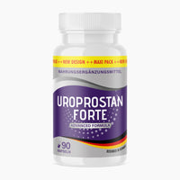 Thumbnail for Dose Nahrungsergänzungsmittel UROPROSTAN FORTE Advanced Formula mit 90 Kapseln und deutschem Design
