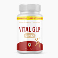 Thumbnail for Vital GLP Formula Dose mit weiß-rotem Etikett, Maxi-Pack-Hinweis und Angabe 90 Kapseln