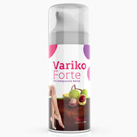Thumbnail for Dose mit Pumpspender und Aufschrift Variko Forte, 75 ml, mit Beinen und Kastanienfrüchten auf Etikett