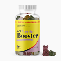Thumbnail for GLP-1 Veelo Booster Fruchtgummis in transparenter Dose mit gelbem Etikett